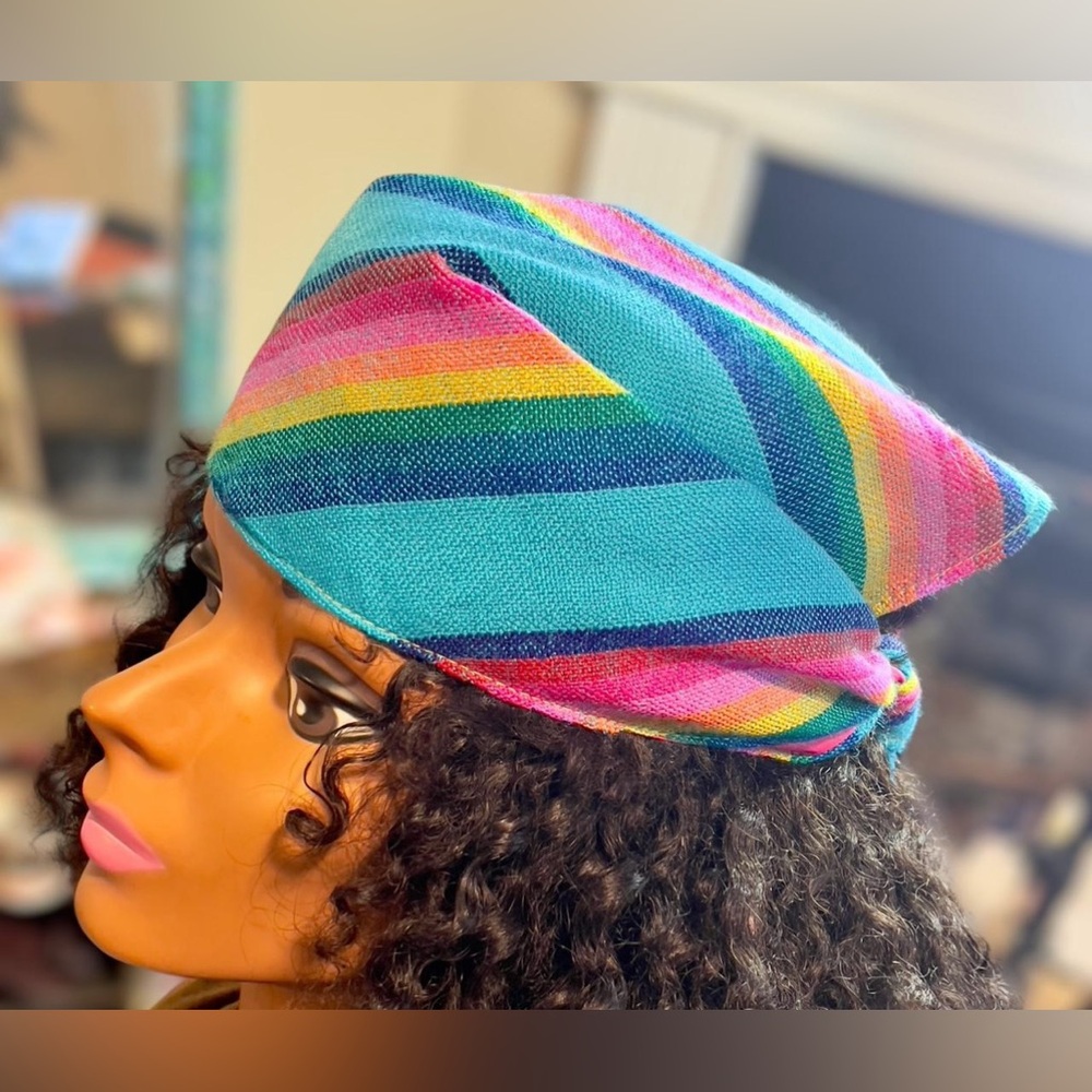 Colorful Striped Bandanna